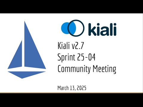 Thumbnail for Kiali Sprint 25 - 04 Demo [v2.7] - Servicemesh management for Istio